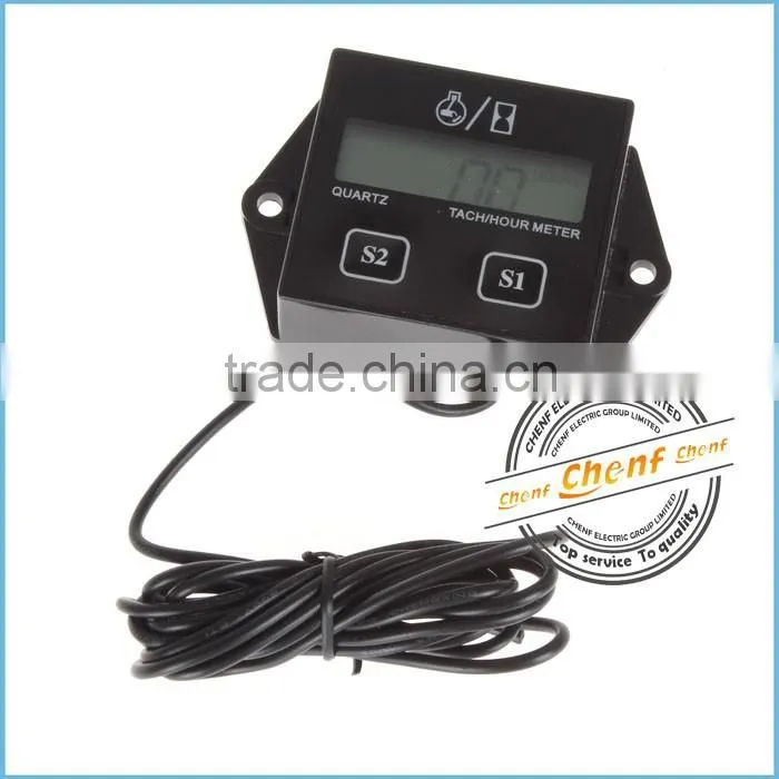 High Quality Newest 5 Digits LCD Digital Timer Hour Meter For Auto Engines