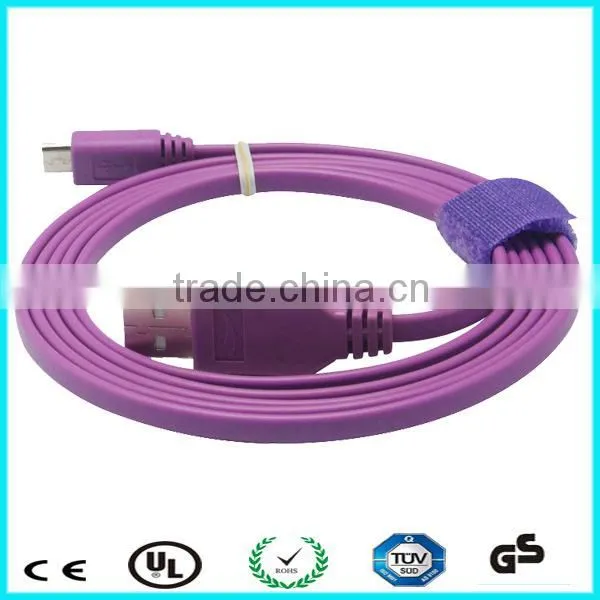 New style high quality 24awg coiled usb charging cable
