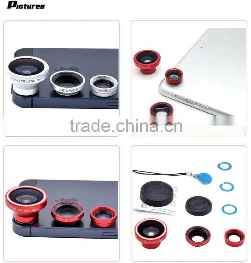 zoom camera lens magnetic 3 in one lens kit for samsung galaxy s4 s5 s6 edge note 3 4 5