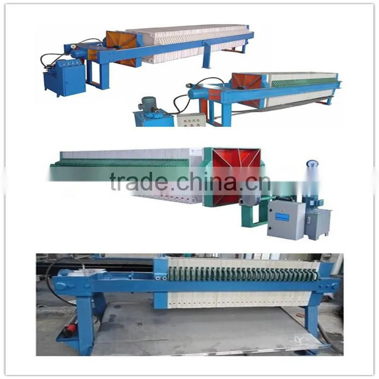 hydraulic Plate and Frame type sludge oil filter press machine