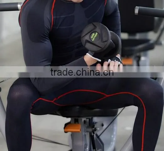 Men's Long Sleeve Sports Training Slim Breathable Quick-dry T-shirt