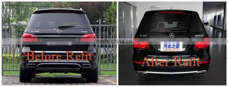 2016 elegant car exhaust tip for benz ML W166 GL X166
