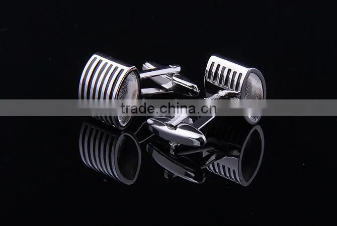 Strip Enamel Cufflink
