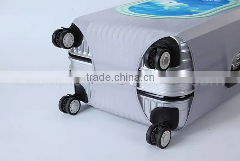 Luckiplus Transform Printed Trolley Case Cover Protective Luggage Cover