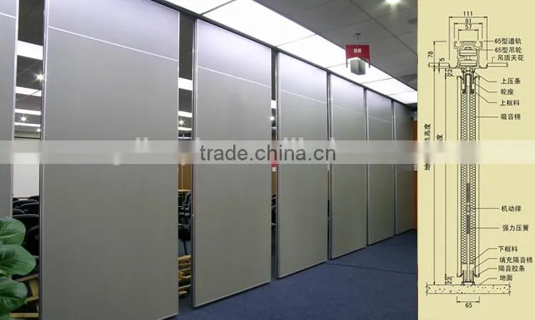 Best Choice SGS/CE Environmental Friendly Sound Asorption Acoustic Movable Partitions For Office