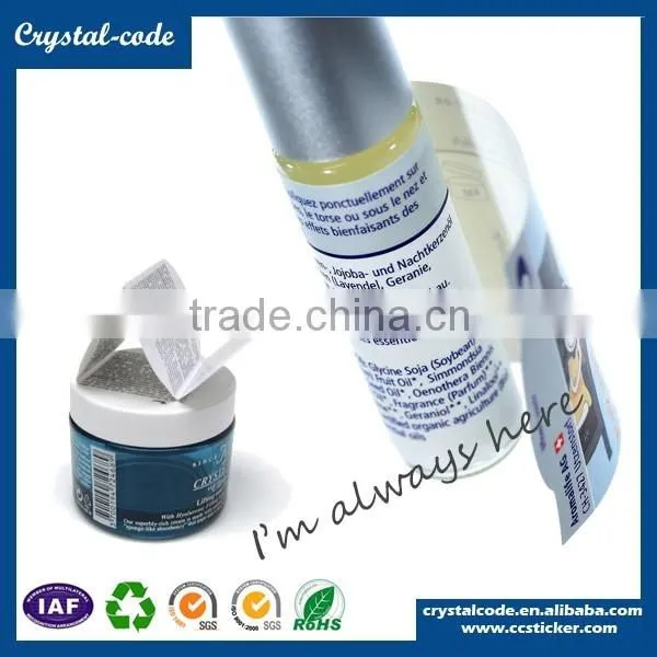 Thermal paper waterproof double layer label,strong adhesive double side sticker