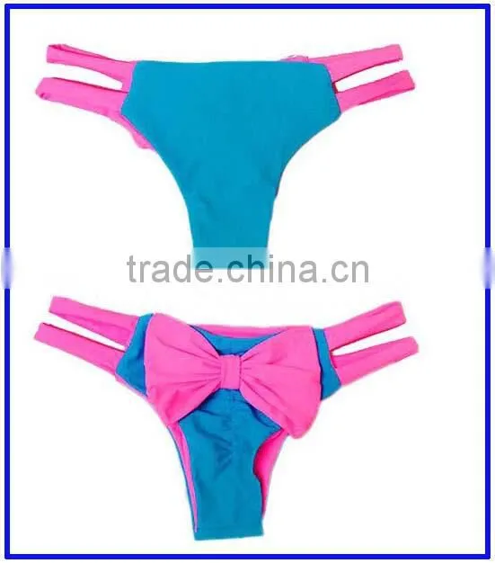Hot sexy ladies bowknot very small G-string mini bikini