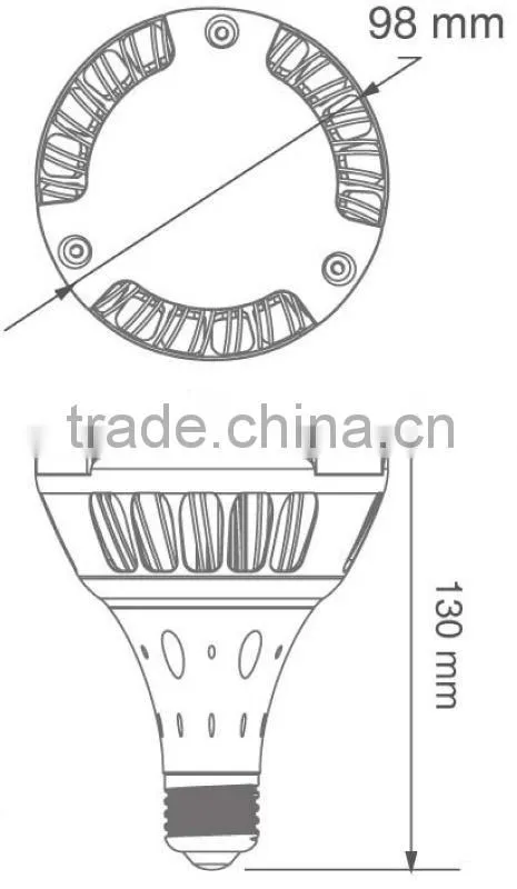 Led PAR 30 - 12W (ETL) - dimmable available