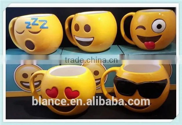 ceramic emoji coffee mug 3d emoji coffee cup