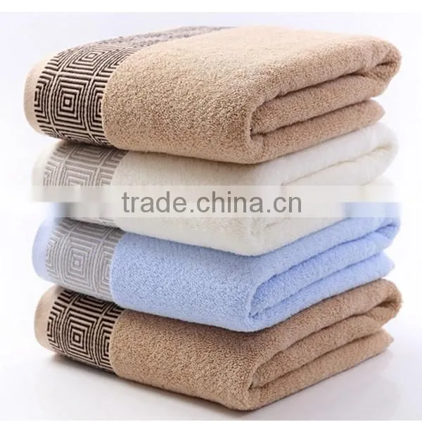 Eco dyed Terry solid color dyed 100% cotton bath towel