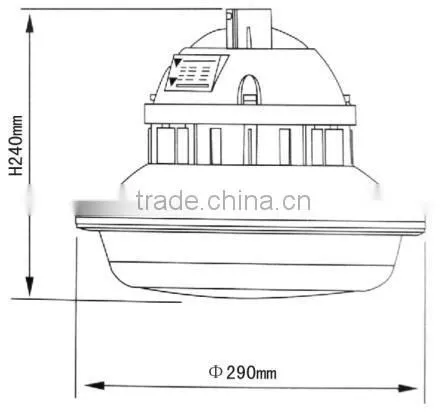 tri Outdoor Lamp Proof Lighting Electroless Lamp