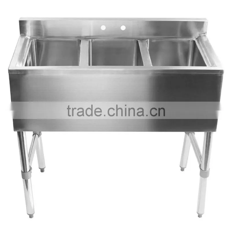 3 Compartment Stainless Steel Sink