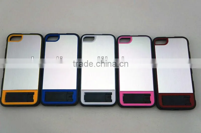 hot selling tpu bumper + matte pc backside case for iphone 5