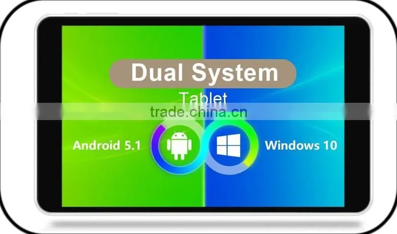 7 inch Cheapest dual operating system win10/Android Android 5.1 Intel Tablet PC System windows 10 tablet pc