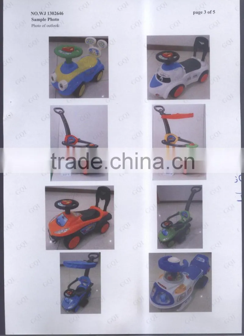 New Hot sale new 4 wheels kids plastic car slide scooter carrier ride on car Q01-2