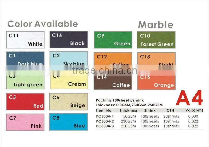Hot sale A4/A3 clear/color/frosty PVC cover