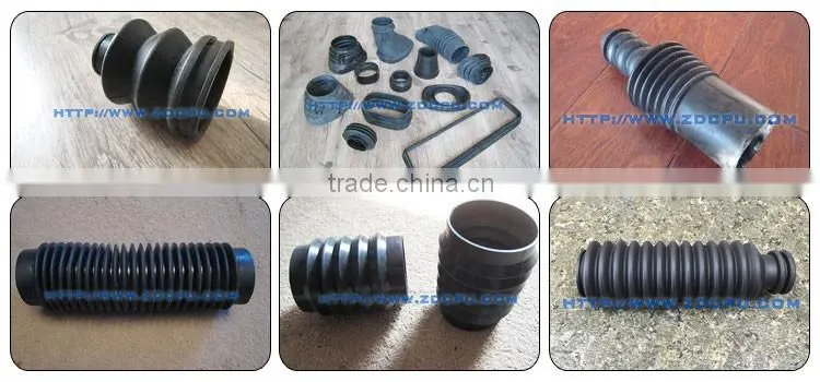 Customized cheap high precision silicon rubber flexible bellows