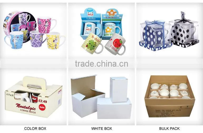wholesale 240ml ceramic tea cup and saucer with flower decal