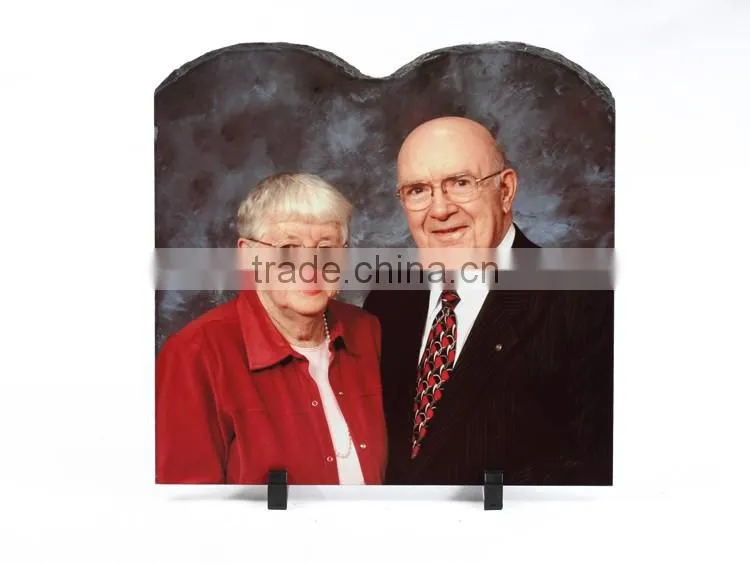 Hotsale DIY L30*H30*W0.9CM blank up opening sublimation slate rock pictures