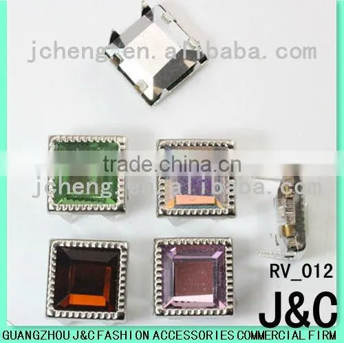 drop acrylic stone stud