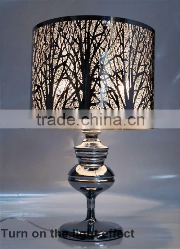 Hotel stainless steel table lamp