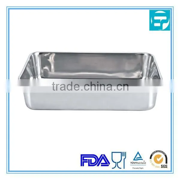 2014 hot selling stainless steel baking dishes