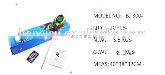 high precision 4 in 1soil ph meter
