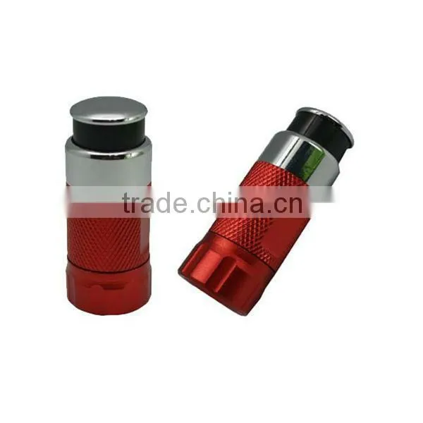 MINI Colorful DC 12V Car Cigarette Lighter Socket Rechargeable 0.5W 30-Lumen Mini LED Flashlight