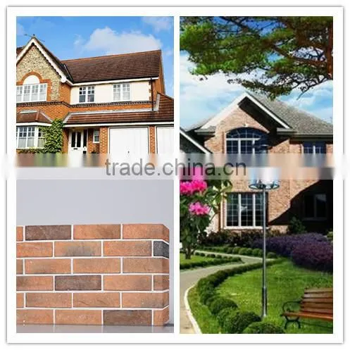 Environmental-friendly artificial thin face brick