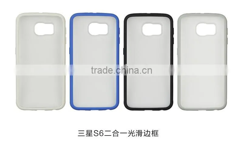 Hard plastic 2 in 1 cases cover for Samsung galaxy S6