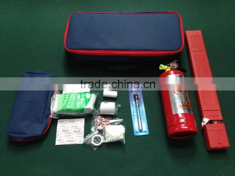 Roadside emergency kit with fire extinguisher kit CE/SASO