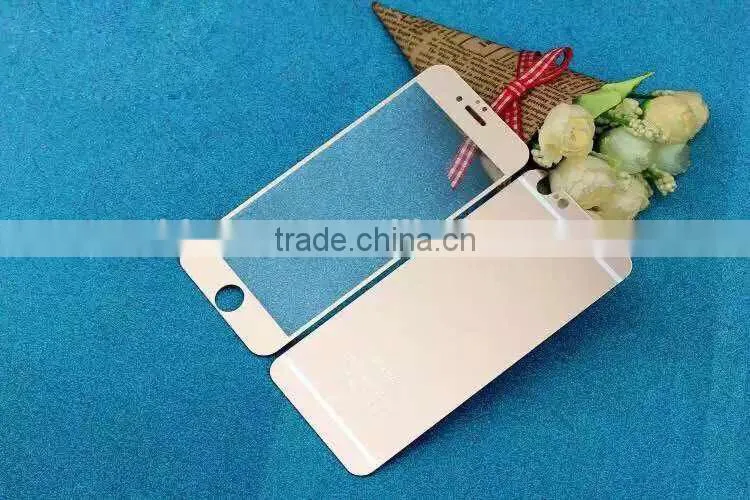 Colorful painting tempered glass protector for iPhone Models, temper glass protectors for mobile phones