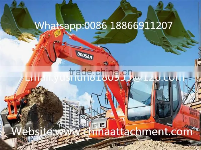 Doosan DX60-9 Excavator buckets, Customized DX60 Excavator Standard 0.21M3 buckets for sale