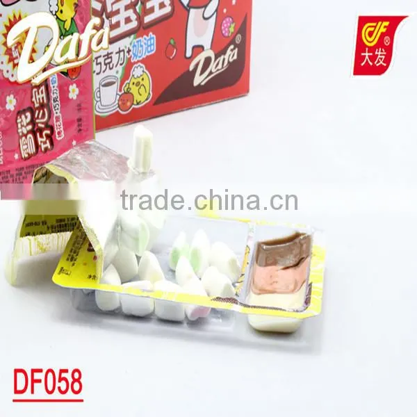 Dafa marshmallow with chocolate factory