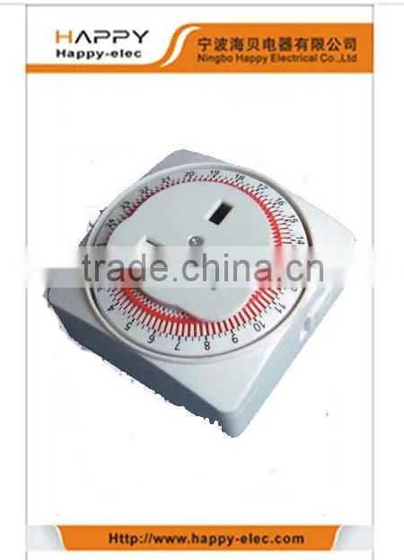 UK style programmable timer plug/timer socket switch