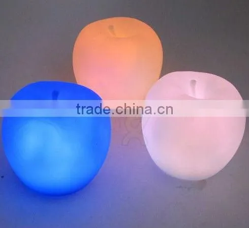 LED night light, colorful apple night light