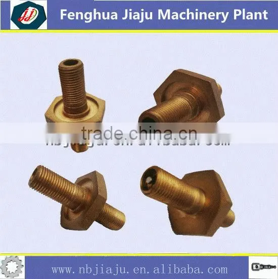Double-end brass threaded rod
