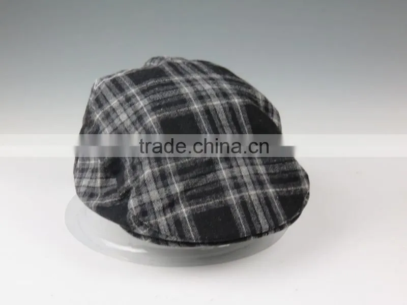 Men's Women's Brown Solid Plain Flat Cabbie Duckbill Newsboy Beret Gatsby Cap Ivy Hat