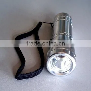 Newest flash and strobe color changing 3W RGB multifunction camping led torch light flashlight
