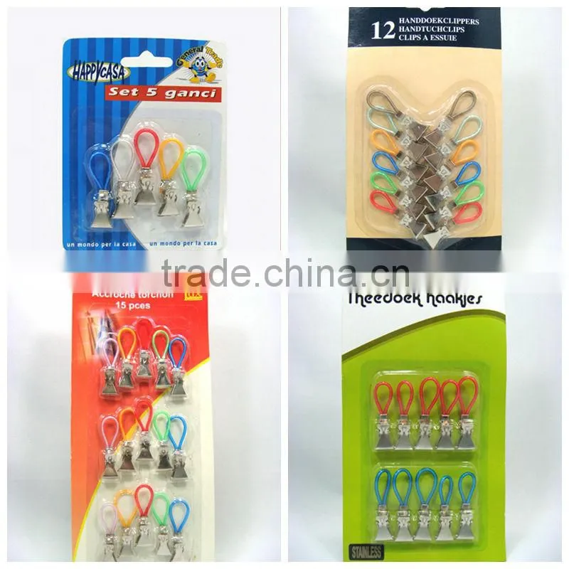 Promotional 15PC Towel Pins/washcloth clips/Handtuch clips