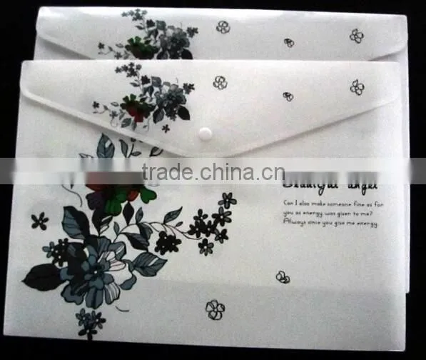 document bag ,file bag with fastener customized file bag