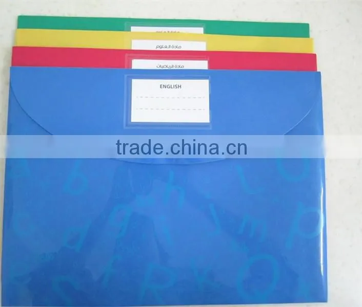 document bag ,file bag with fastener customized file bag