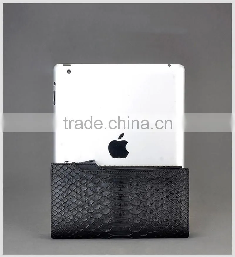 Customize Handmade Real Python Snakeskin Business Credit Card Wallet