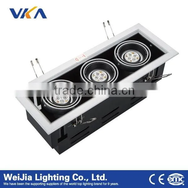 3x4w high quality suspended led modern window grille light