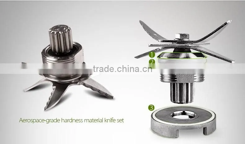 1350W CE CB ROHS LFGB juicer ice high power smoothie electric commercial mixer blender machine