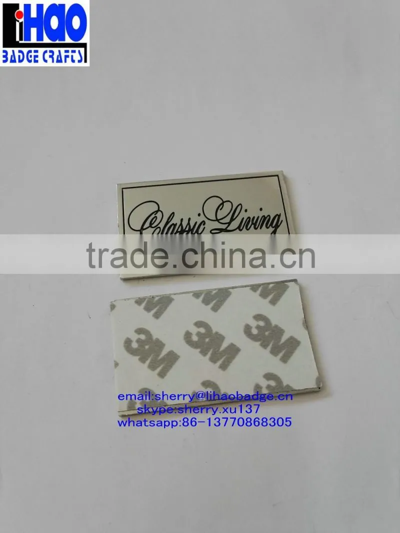 New Design Metal Bottle waterproof Sticker For Perfume Bottle