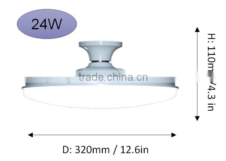 Unique design E27 ceiling led light / 24w retrofit lighting fixture