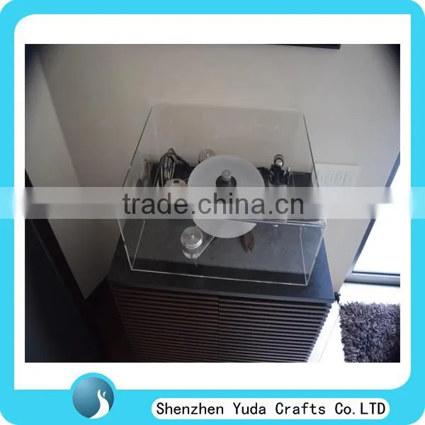 Clear Acrylic Plexiglass cover acrylic cover machine turntables acrylic dust covers