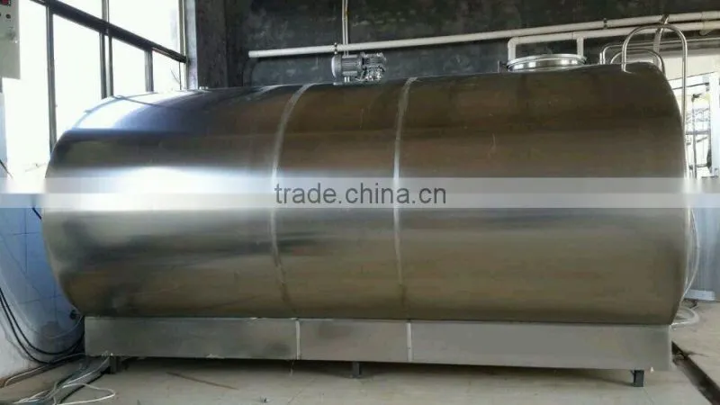 Stainless steel material fresh milk cooling container price