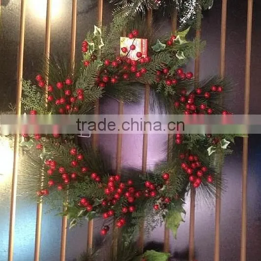 wholesale 80cm european style silver christmas garland